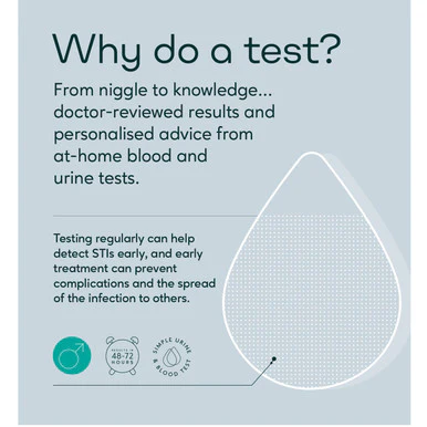 MyHealthChecked Male Sexual Health Blood & Urine Sample Collection Kit - Image 4