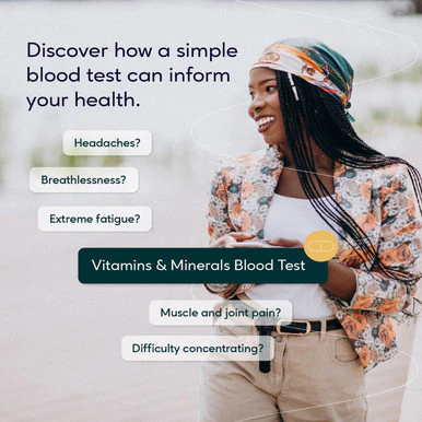 MyHealthChecked Vitamins & Minerals Profile Test - Image 2
