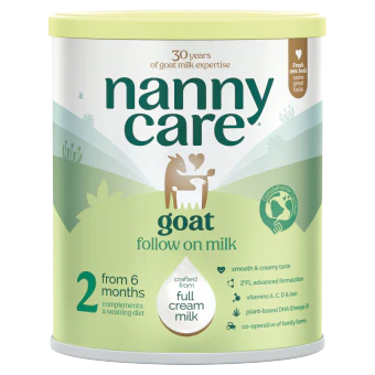 Nannycare Follow On Goat Milk Formula, Stage 2 (800g)