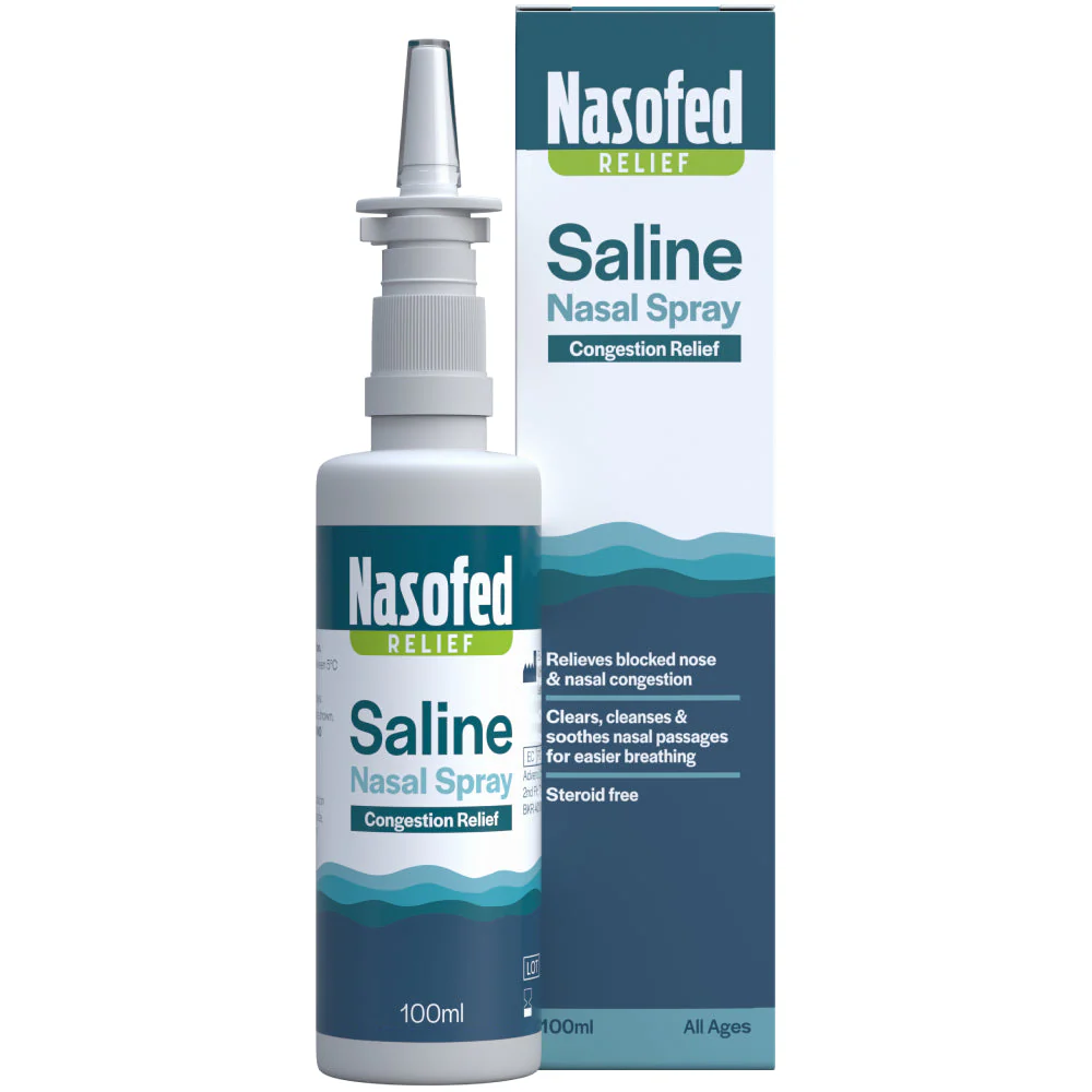 Nasofed Relief Saline Nasal Spray 100ml - Image 2