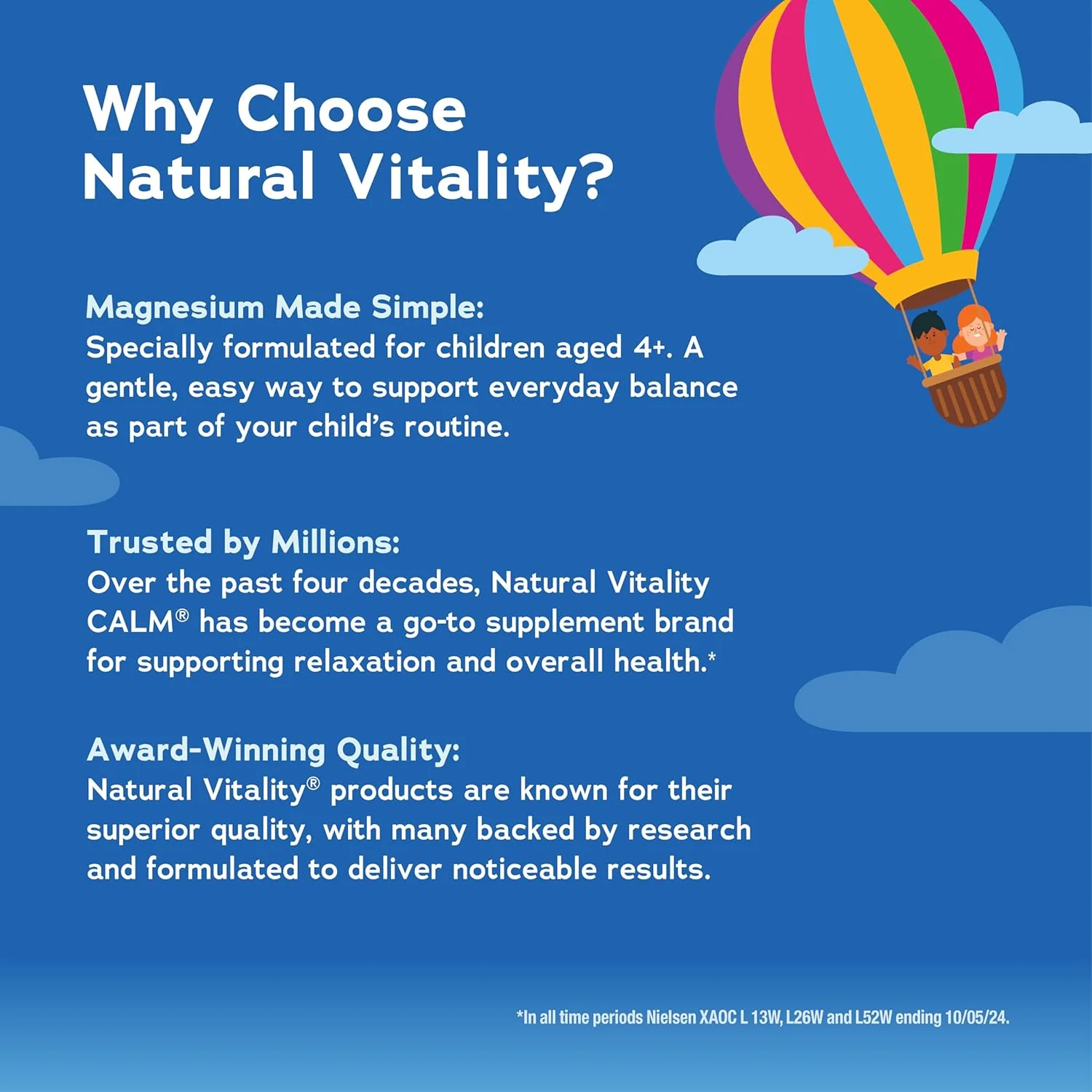 Natural Vitality Calm Kids Magnesium 90mg 60 Vegan Gummies - Image 3