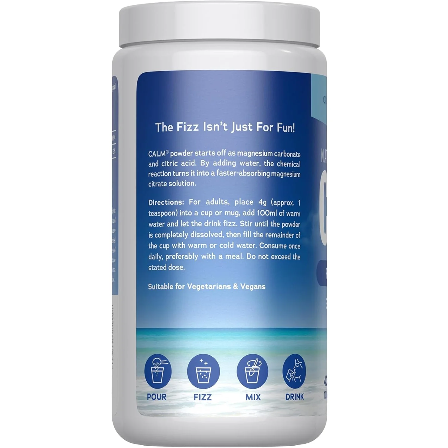 Natural Vitality Calm Relaxing Drink Mix Unflavoured 400g - Image 12