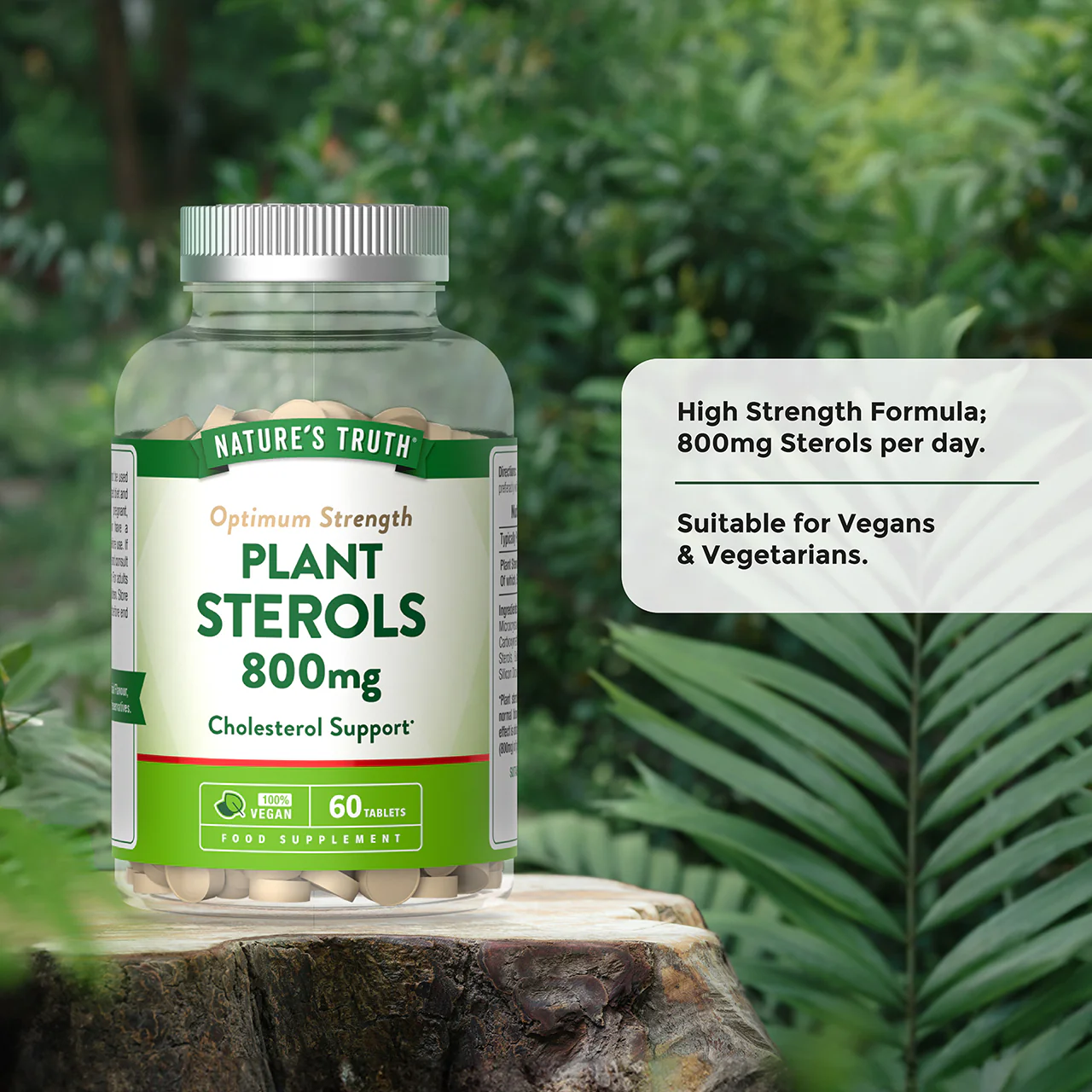 Nature's Truth Plant Sterols 800mg 60 Tablets - Image 2