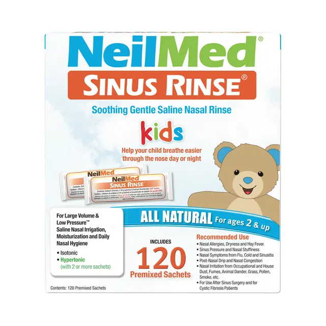Neilmed Sinus Rinse Premixed Pediatric Refill 120 Sachets