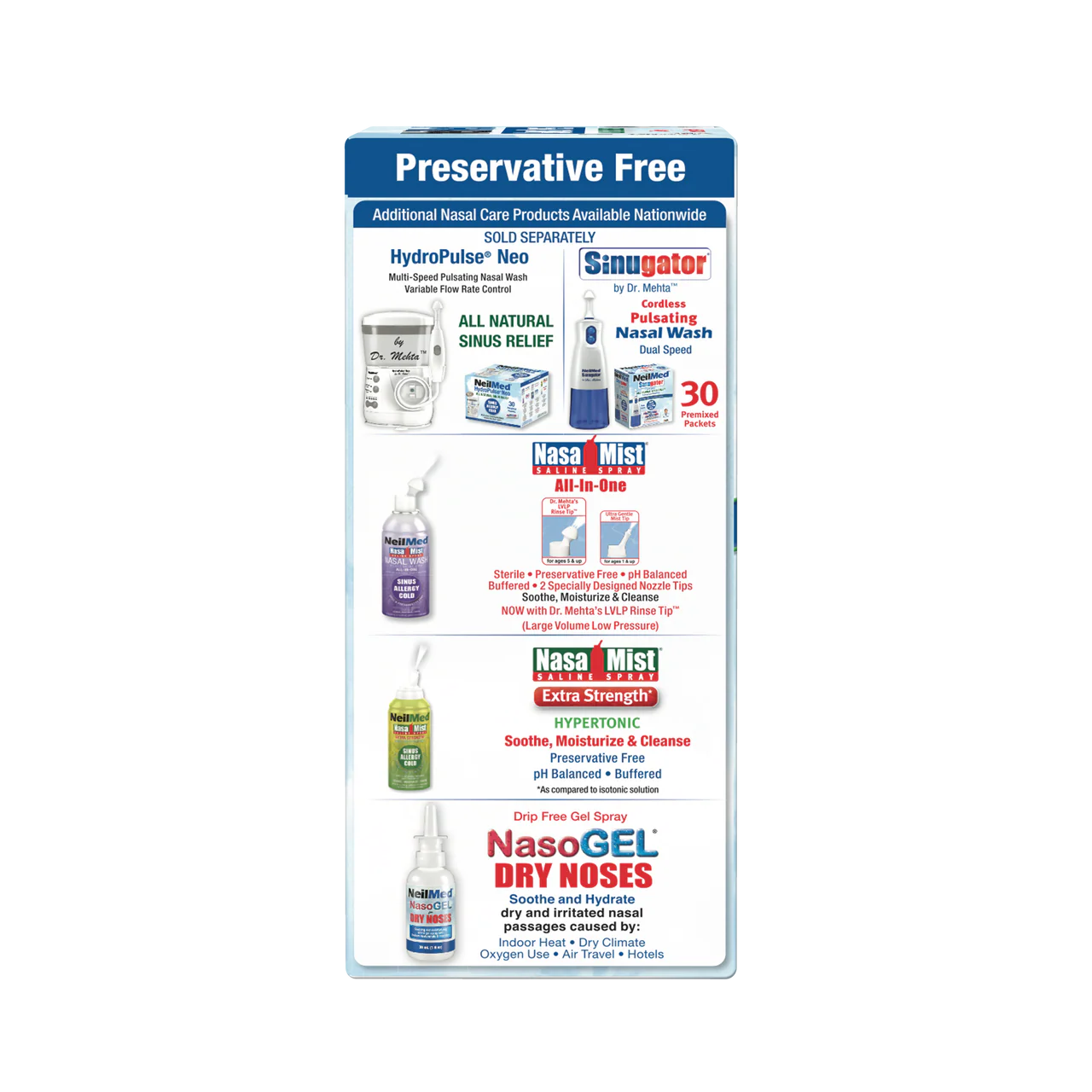 Neilmed Sinus Rinse Regular Kit 1 Nasal Irrigator and 60 Sachets - Image 8