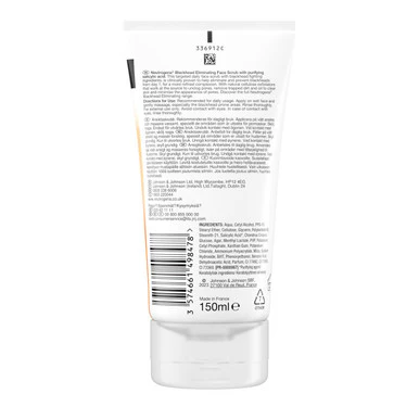 Neutrogena Blackhead Eliminating Facial Scrub 150ml - Image 2