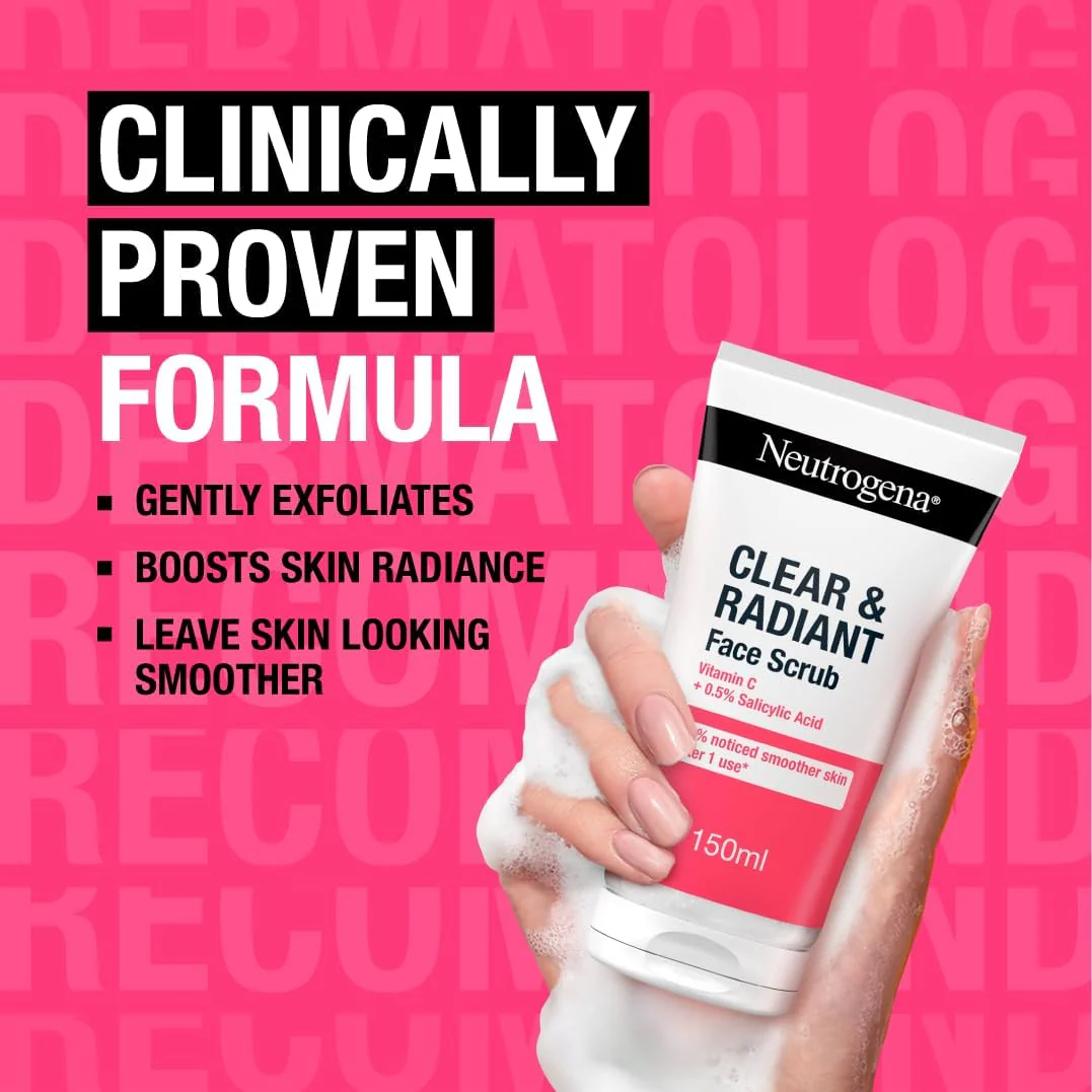 Neutrogena Clear & Radiant Daily Exfoliator 150ml - Image 5