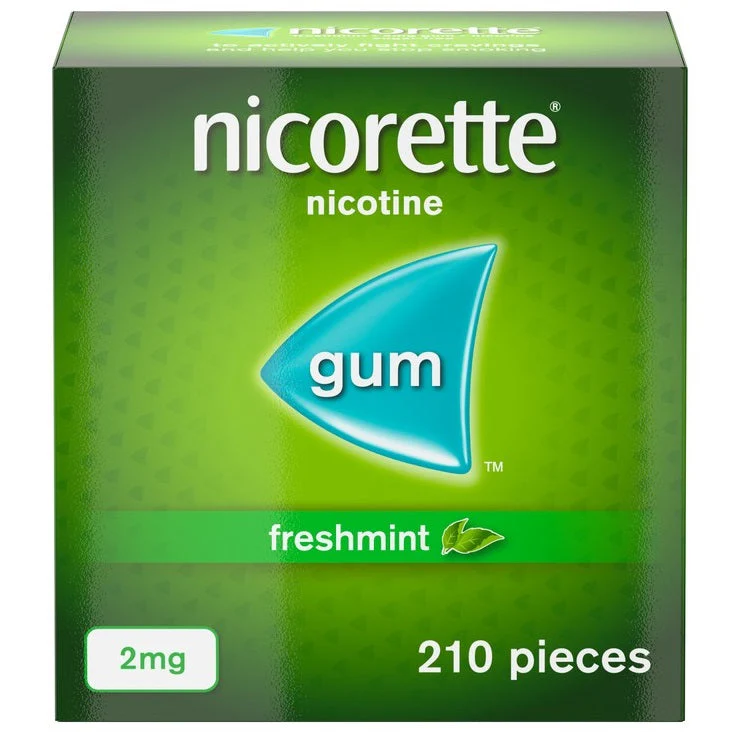 Nicorette Freshmint 2mg Nicotine Gum - Image 2