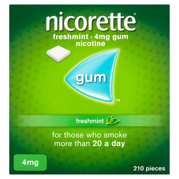 Nicorette Freshmint 4mg Nicotine Gum - Image 2