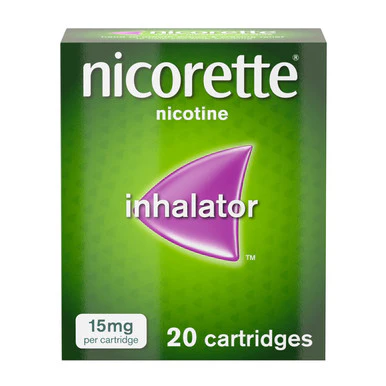 Nicorette Inhalator 15mg 20 Cartridges