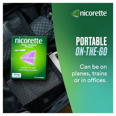Nicorette Inhalator 15mg 20 Cartridges - Image 6