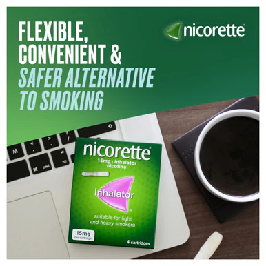 Nicorette Inhalator 15mg 20 Cartridges - Image 7