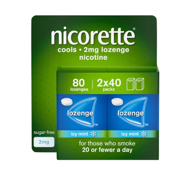 Nicorette Mint Lozenge 2mg 80 Pack