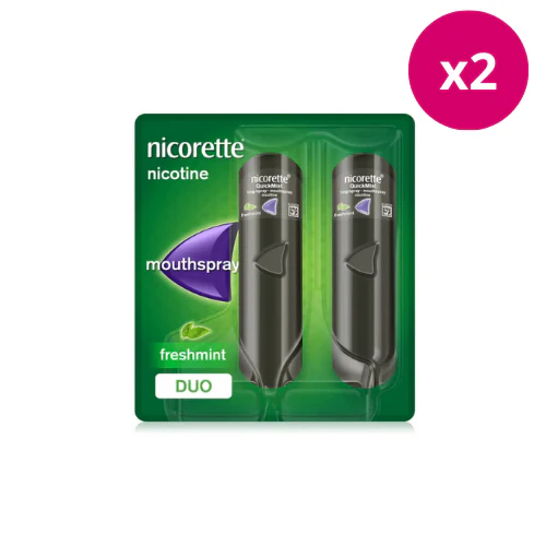 Nicorette QuickMist Freshmint Mouthspray 1mg x 2