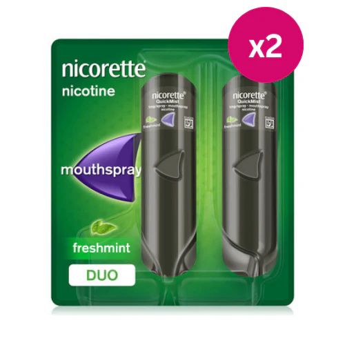 Nicorette Quickmist Freshmint Duo Pack 1mg x 2