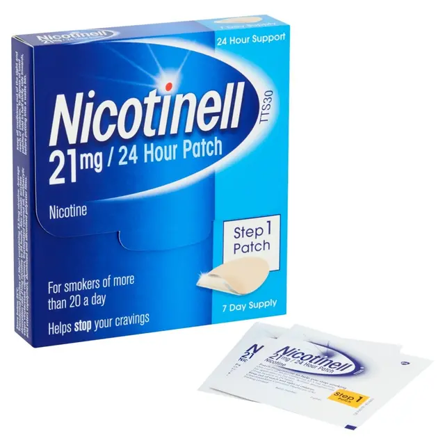 Nicotinell 24 Hour Patches Step One 21mg 7 Pack - Image 2