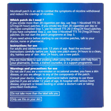 Nicotinell 24 Hour Patches Step One 21mg 7 Pack x 6 - Image 3
