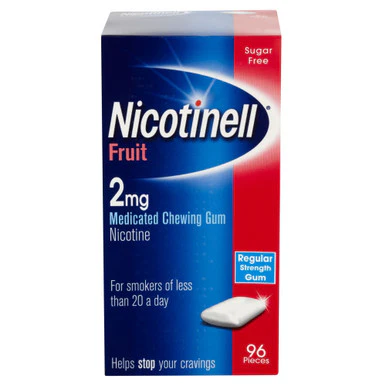 Nicotinell 2mg Fruit Gum 96 Pieces