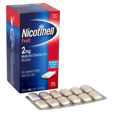 Nicotinell 2mg Fruit Gum 96 Pieces - Image 2