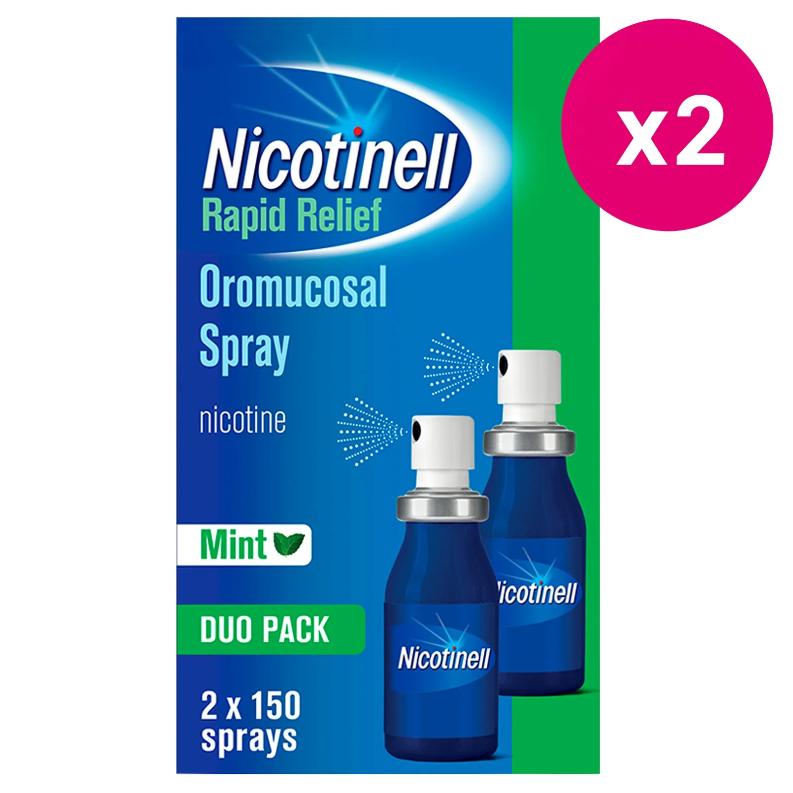 Nicotinell 1mg Oral Spray 150ml x2