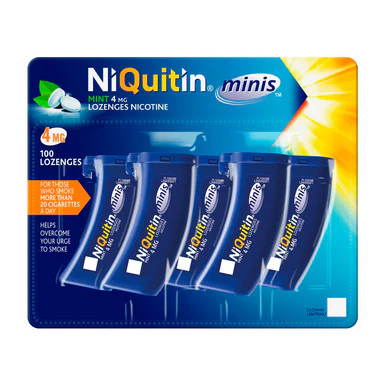 NiQuitin Minis 4mg Lozenges 100 Pack