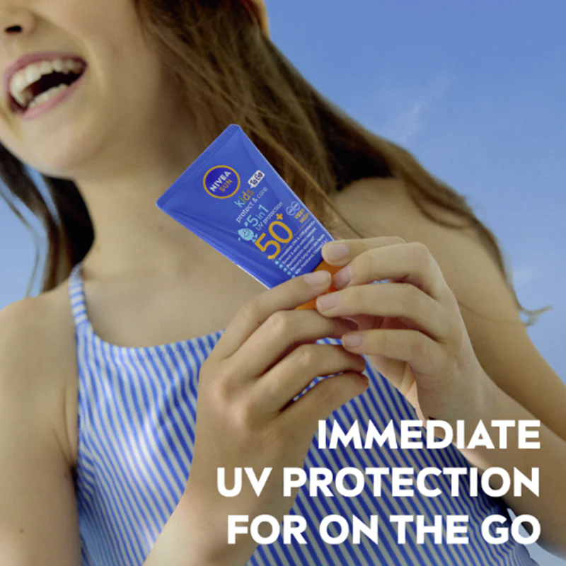 Nivea Sun Kids Protect & Care Sun Cream SPF 50+ 50ml - Image 4