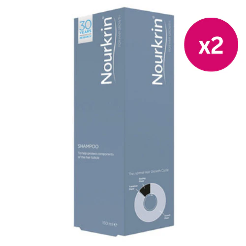 Nourkrin Shampoo For Hair Growth 150ml x2