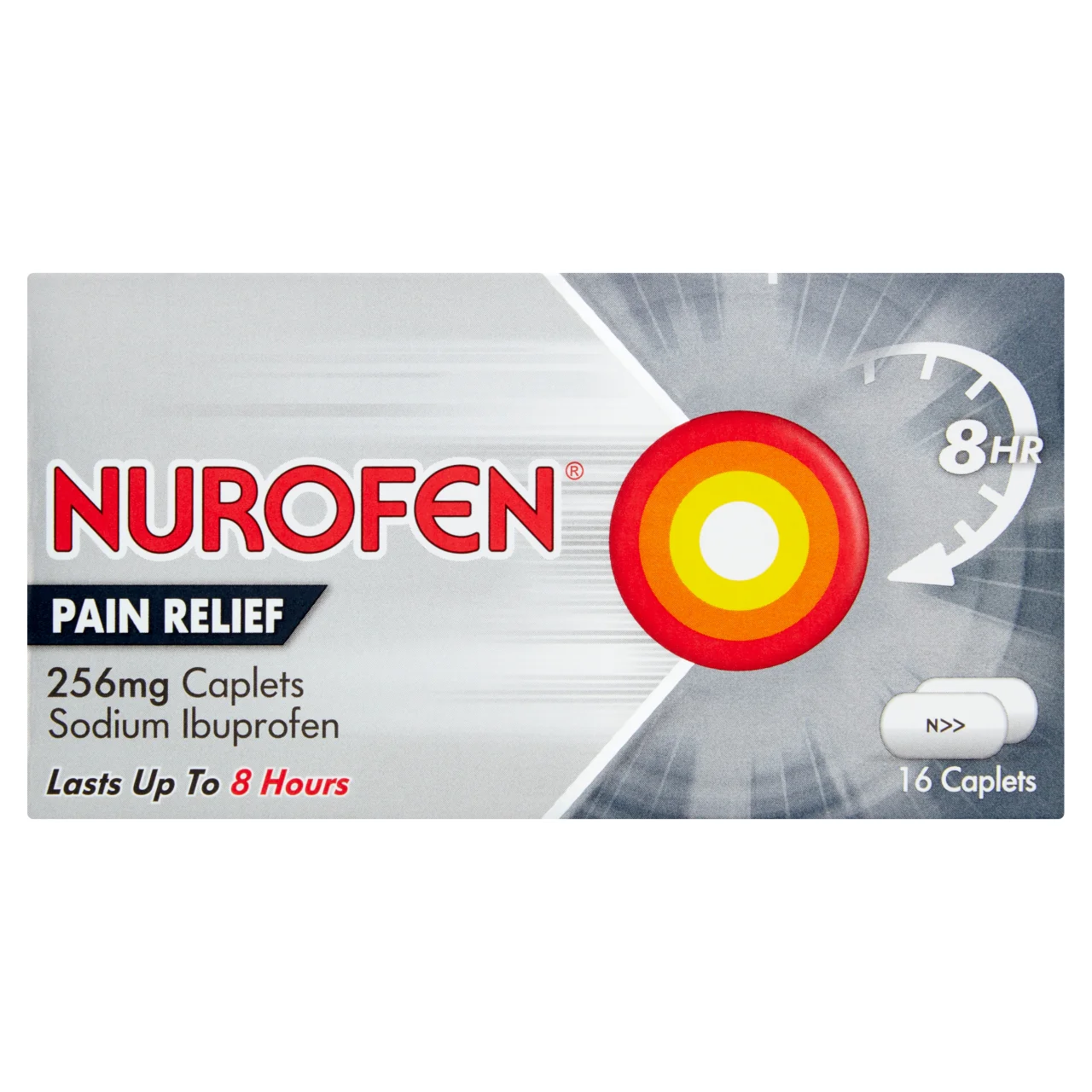 Nurofen Pain Relief 256mg 16 Caplets