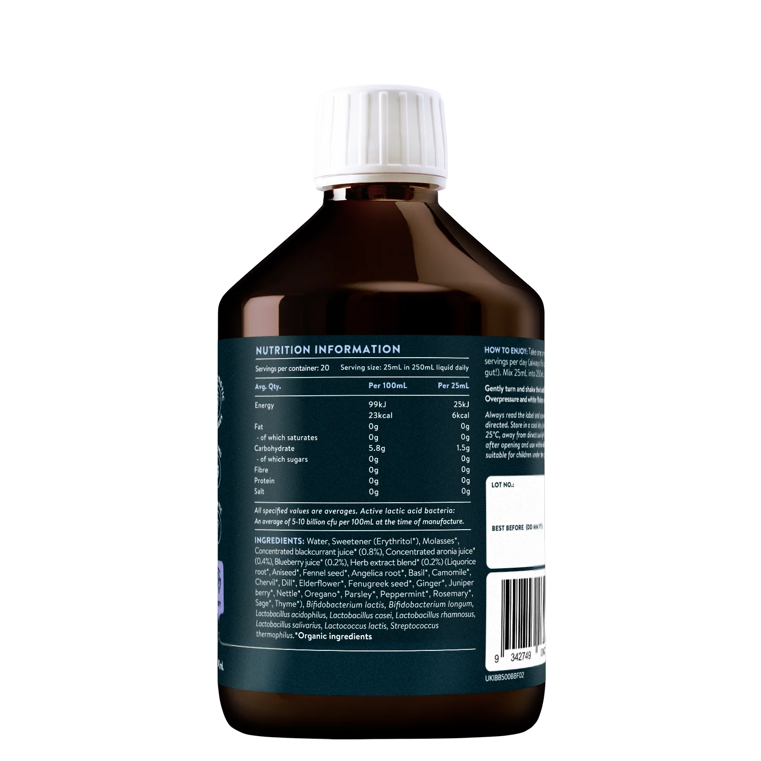 Nuzest Inner Biome Blend - Berry 500ml - Image 2