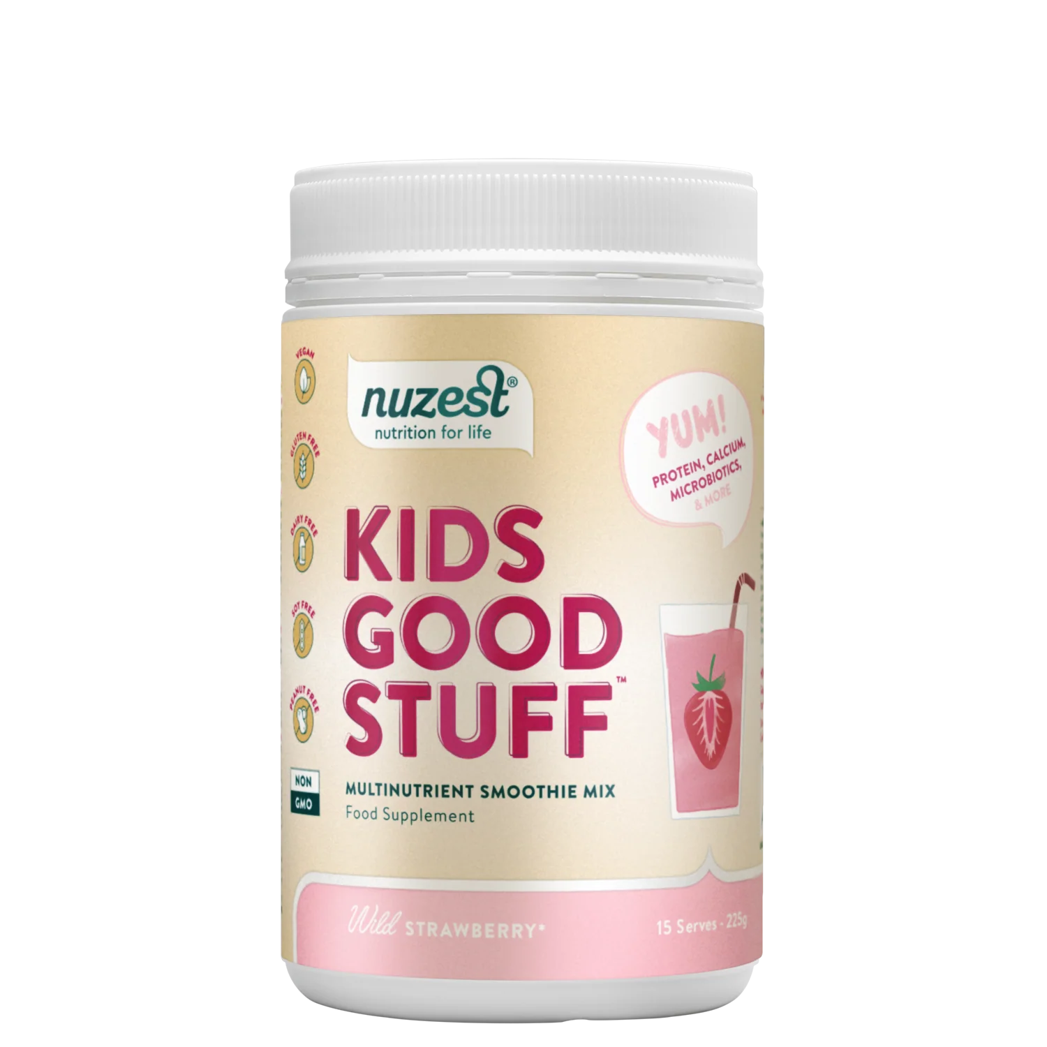 Nuzest Kids Good Stuff Wild Strawberry 225g