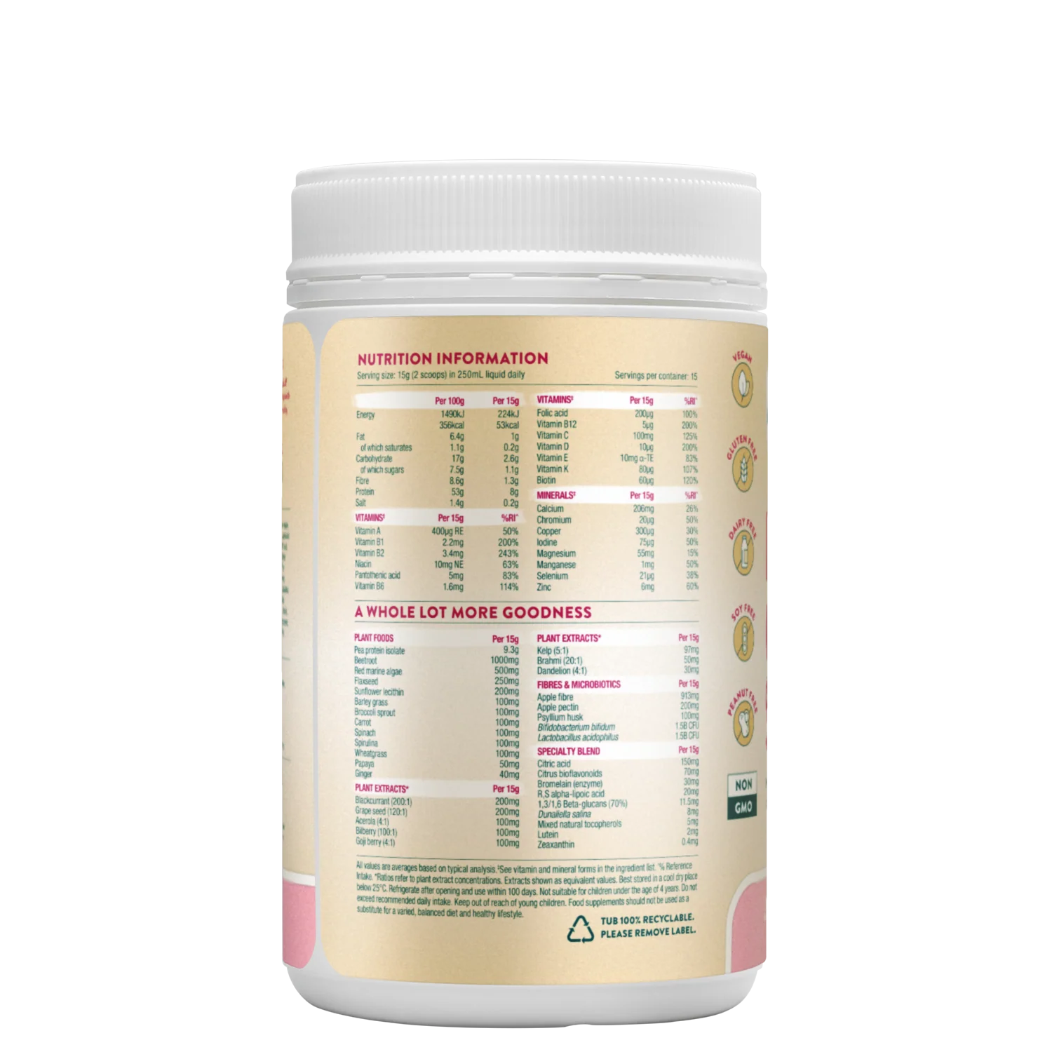 Nuzest Kids Good Stuff Wild Strawberry 225g - Image 2