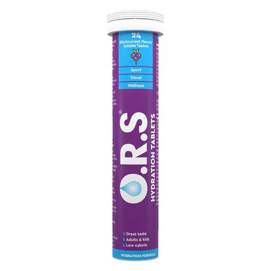 O.R.S. Hydration Blackcurrant Flavour 24 Tablets - Image 2