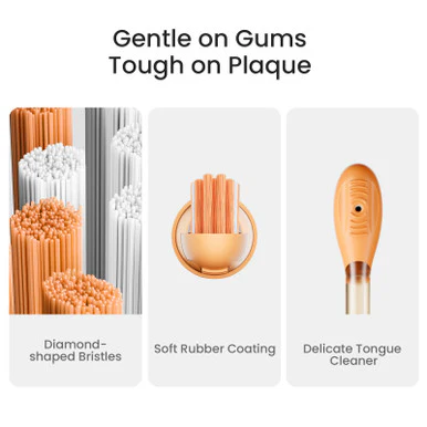 Oclean Ease Rechargeable Electric Toothbrush Orange - Image 5