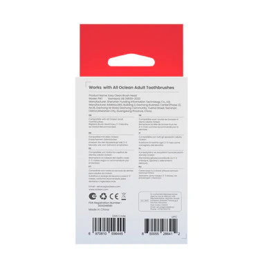 Oclean Easy Clean Brush Head 2 Pack Blue - Image 2