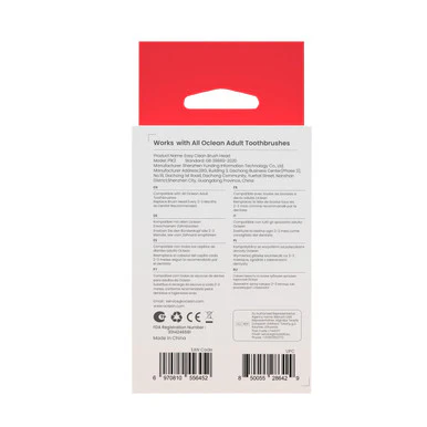 Oclean Easy Clean Brush Head 2 Pack Orange - Image 2