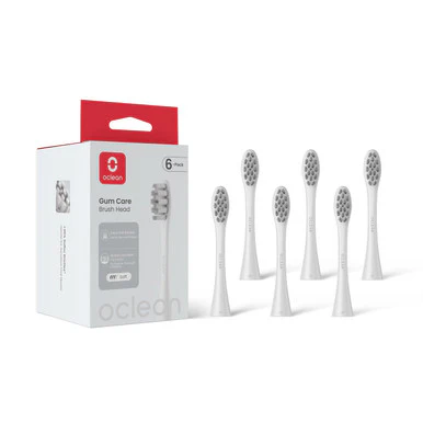 Oclean Gum Care Brush Head 6 Pack White