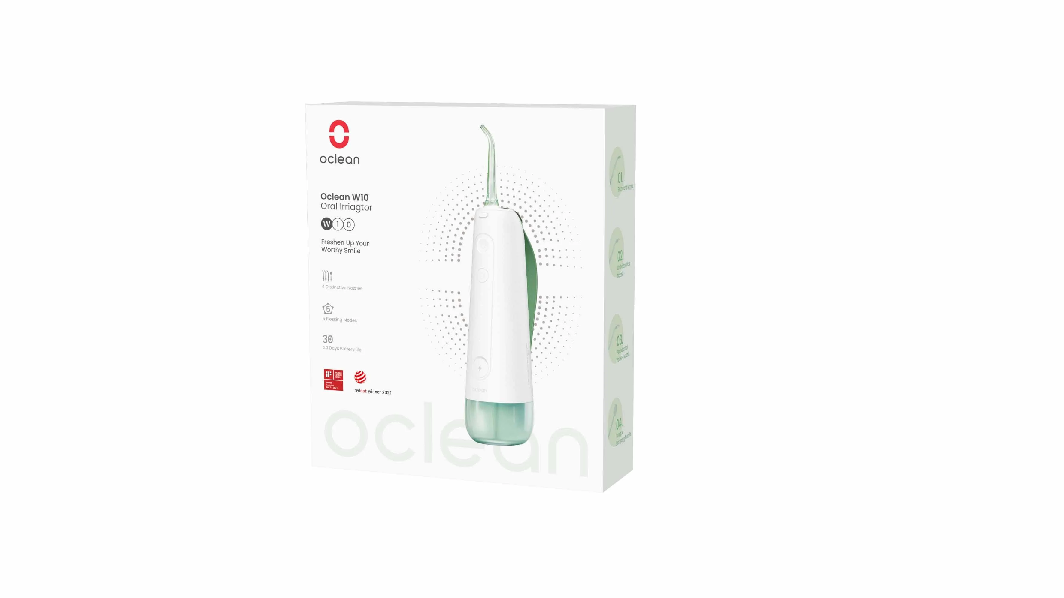 Oclean W10 Water Flosser Green - Image 2