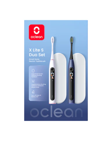 Oclean X Lite S Duo Set Smart Sonic Electric Toothbrush Blue + Grey