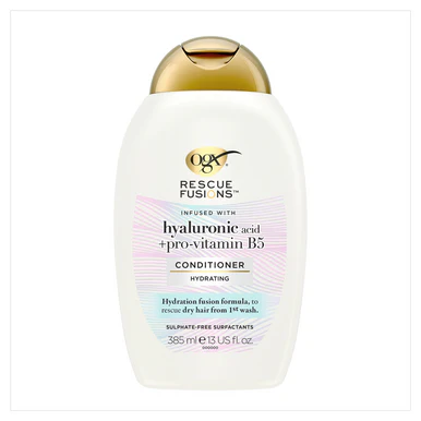 OGX Rescue Fusions Hyaluronic Acid + pro-vitamin B5 Conditioner 385ml