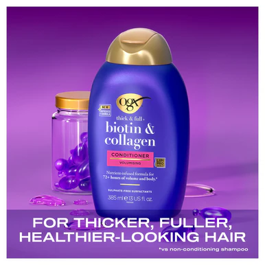 OGX Thick & Full+ Biotin & Collagen Conditioner 385ml - Image 3