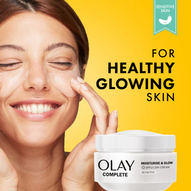 Olay Complete Moisturise & Glow Sensitive Day Cream 50ml - Image 5
