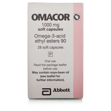 Omacor Capsules 1000mg 28 Capsules