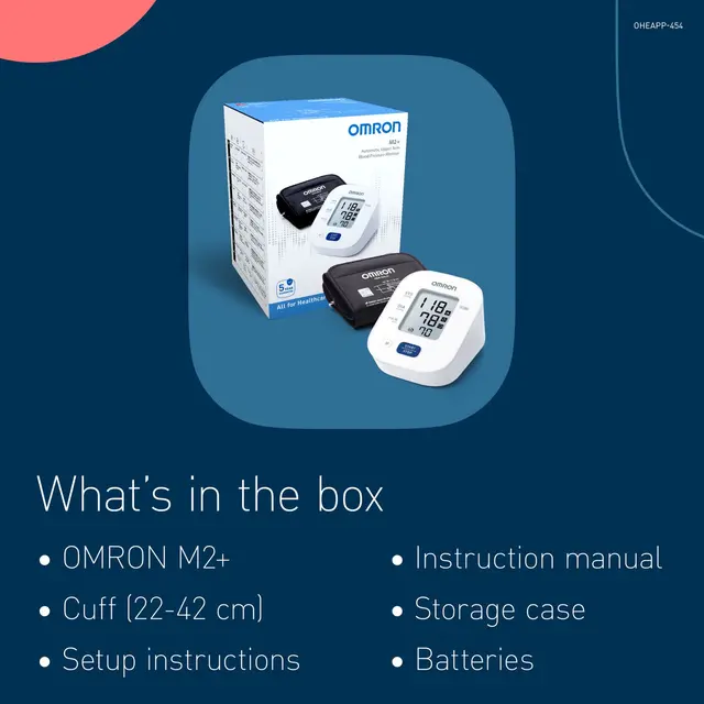 Omron M2+ Upper Arm Blood Pressure Monitor (HEM-7188-LE) - Image 4