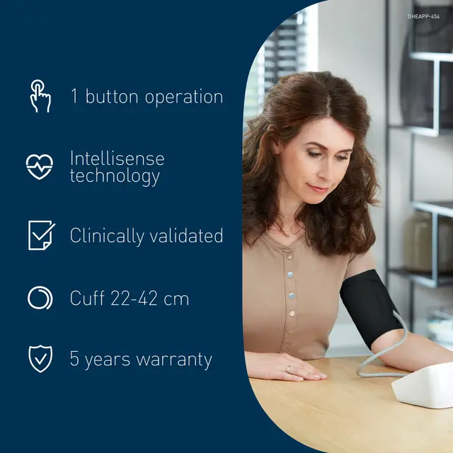 Omron M2+ Upper Arm Blood Pressure Monitor (HEM-7188-LE) - Image 8