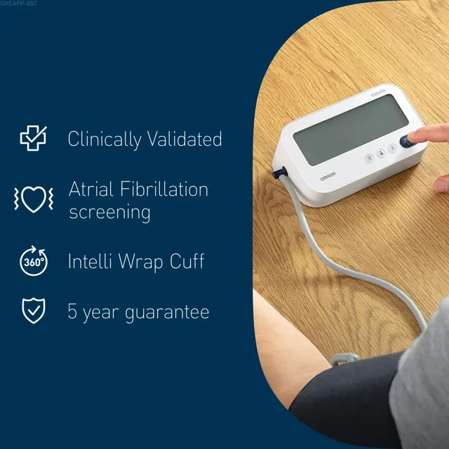 Omron M3 Comfort AFib Upper Arm Blood Pressure Monitor (HEM-7196-FLE) - Image 5