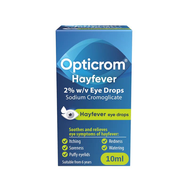 Opticrom Hayfever Eye Drops 10ml