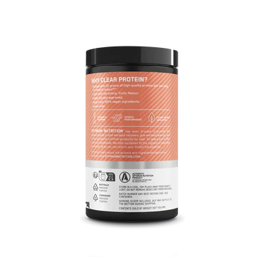 Optimum Nutrition Clear Protein - Juicey Peach 280g - Image 2