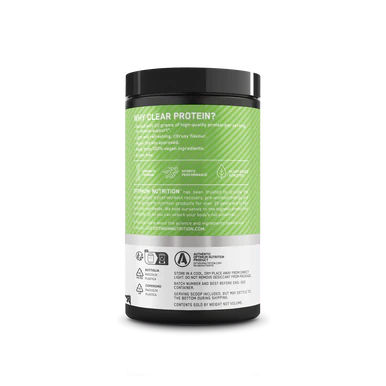 Optimum Nutrition Clear Protein - Lime Sorbet 280g - Image 2