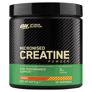 Optimum Nutrition Creatine Powder Flavoured Orange 247.5g