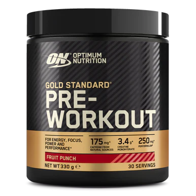 Optimum Nutrition Gold Standard Pre-Workout - Fruit Punch 330g